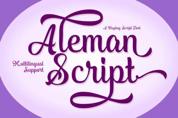 Aleman Script: A Bold Retro Font for Modern Branding