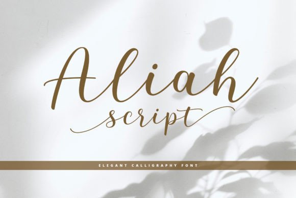 Aliah Script: A Premium Font for Crafters and Product Creators