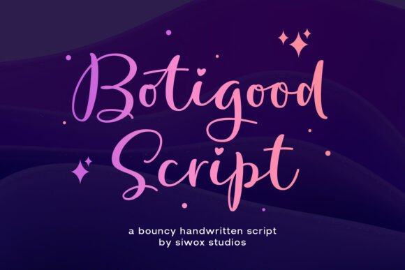Botigood Script: A Charming Font for Elegant Web Design