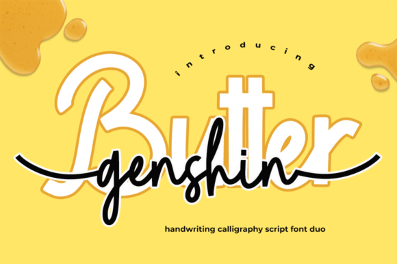 Butter Genshin: The Premium Font Duo for Modern Crafters