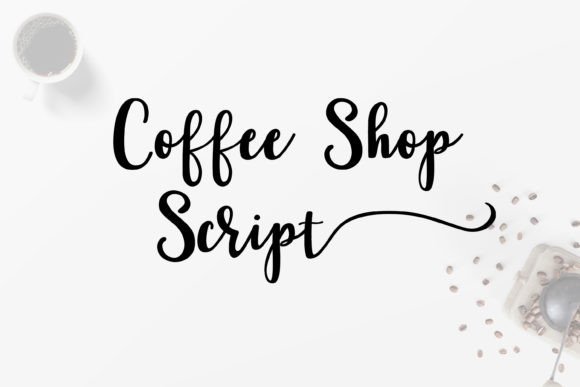 Coffee Shop Script: A Versatile Font for Digital Creators