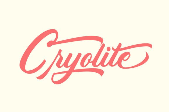 Cryolite: The Versatile Brush Script Font for Editorial Mood