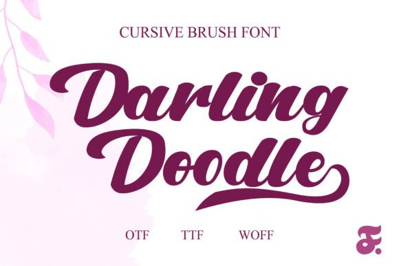 Darling Doodle: A Craft Font for Handmade Charm