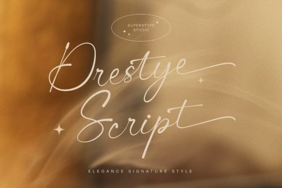 Drestye Script: A Font That Can Define Your Brand's Look