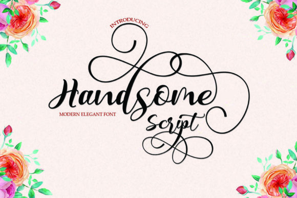 Handsome Script: The Font That Brings Your Products to Life
