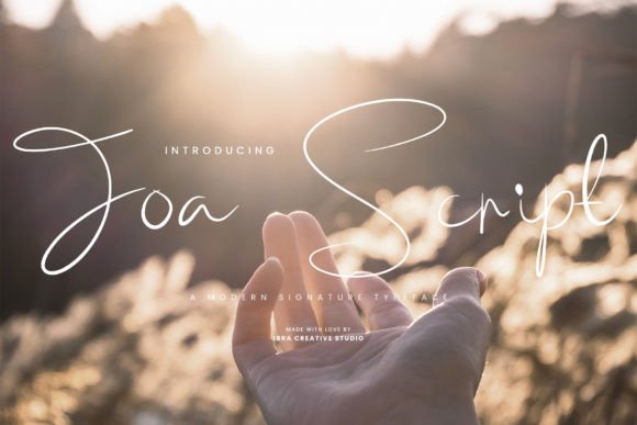 Joa Script: A Modern Signature Font for Digital Branding