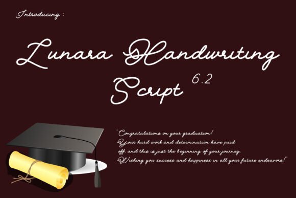 Lunara Handwriting Script 6.2: Elegance Meets Digital Readability