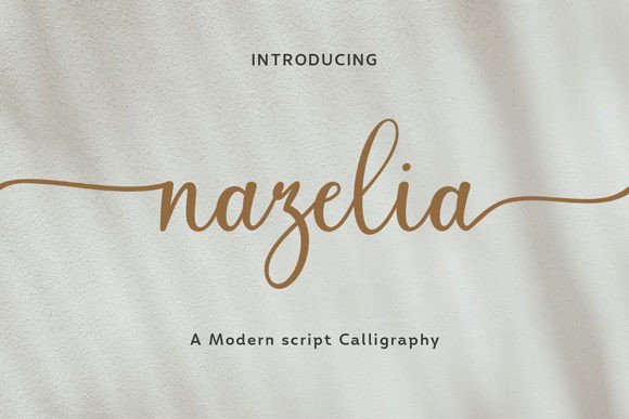 Nazelia Script: A Modern Font for Marketing Clarity