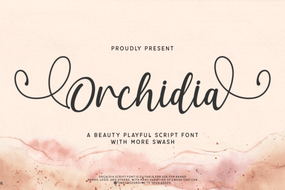 Orchidia: A Sweet Script Font for a Polished Business Brand