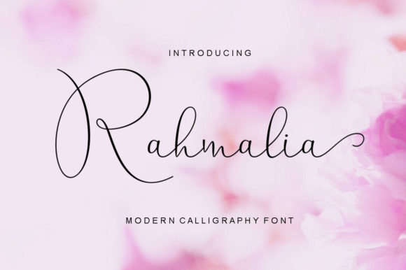 Rahmalia Script: A Trendy Typeface for Handmade Creations
