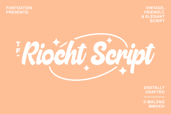 Riocht Script: A Bold Handwritten Font for Editorial Impact