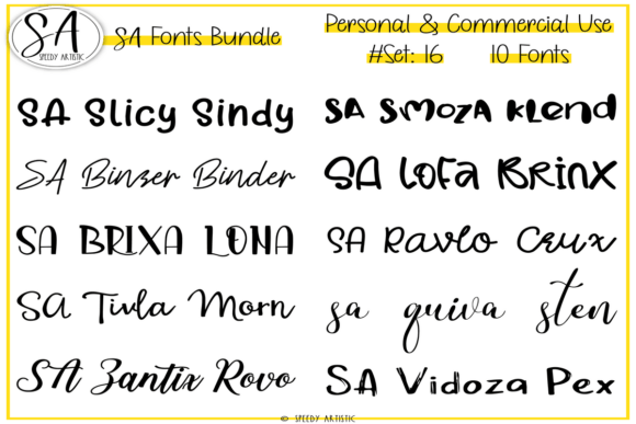 Script and Handwritten Bundle 16: A Review for Editorial Mood