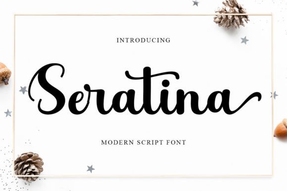 Seratina Script: A Modern Digital Typeface for Web Design