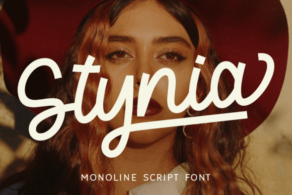 Stynia: The Elegant Monoline Script Font for Modern Websites