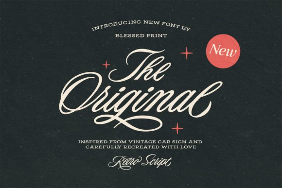 The Original Script: A Craft-Friendly Vintage Typeface