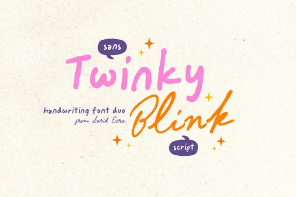 Twinky Blink: A Font Set That Shapes Your Brand Story
