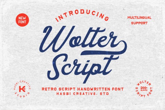 Wolte Script: A Vintage Font for a More Elegant Brand